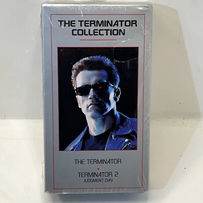 The Terminator AND Terminator 2 Collection VHS Double Tapes Box Set SEALED - Image 1 of 4