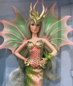 Barbie Musa Mítica Fantasía Dragón Emperatriz Etiqueta Dorada Muñeca Colección Oficial - Imagen 1 de 10
