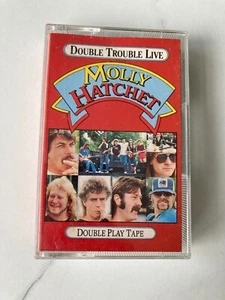 MOLLY HATCHET DOUBLE TROUBLE LIVE 1985 UK MUSIC CASSETTE TAPE  PLAY TESTED - Picture 1 of 2
