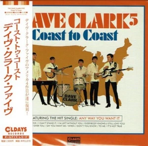 DAVE CLARK FIVE  Coast To Coast  [Paper Sleeve CD] - Picture 1 of 3