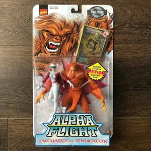 1999 MARVEL ALPHA FLIGHT John Byrne SASQUATCH & VINDICATOR Toy Biz - Picture 1 of 9
