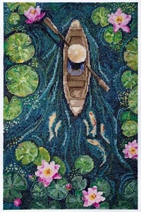 DIY Cross-Stitch Kit One in a Canoe Needlepoint Craft Kit Stitching Art Set - Picture 1 of 14