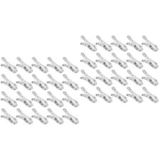 40 pcs Pinces à linge Métal Serviette Clips Pour Cuisine Plage