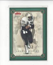 2004 Greats of the Game Green #7 George Rogers Saints /500 