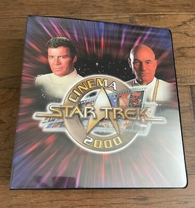 2000 SKYBOX STAR TREK CINEMA 2000 BINDER ALBUM