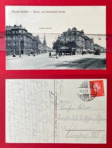 AK DRESDEN Löbtau 1929 Blick in die Werner- und Kesselsdorfer Strasse ( 154988 - Bild 1 von 1