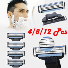 4/8/12 X Men Replacement Blades For Gillette MACH 3 Razor Shaver Head Trimmer