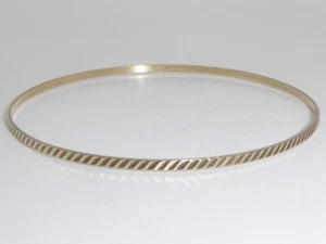 333 Gold 8K Gelbgold  Armreif rund Armband 65 mm Ø Armring 9120 - Bild 1 von 5
