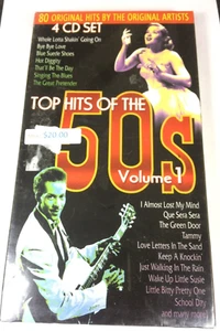 Top Hits of the 50's - 4 CD Set - 80 Original Hits - AUDIO CD - NEW - Picture 1 of 2