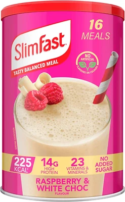 Slim Fast Shake Powder Weight Loss Diet Drink Sporting Protein Meal All Flavours - Image 1 of 4