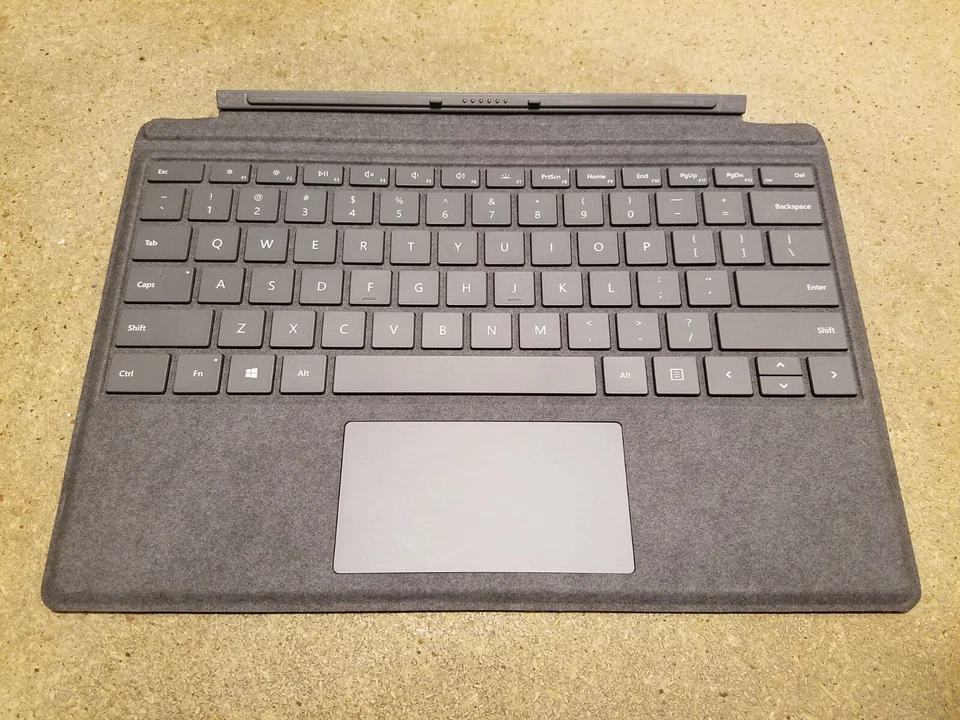 For Surface Pro 6 - Platinum - Microsoft Signature Alcantara Type Cover Keyboard - image 1 of 1