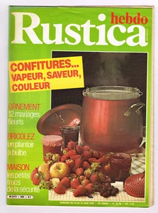 *** Rustica n° 860 *** 18-24/06/1986 - Confitures - Foto 1 di 1