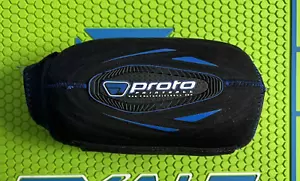 PROTO 68 CI /4500 NEOPRENE PAINTBALL TANK COVER PROTECTOR-BLACK/BLUE-VINTAGE DYE - Picture 1 of 12
