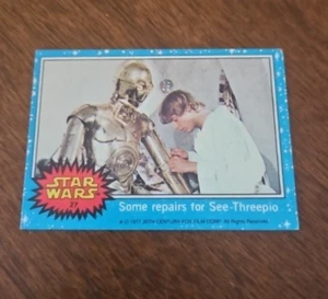 1977 Topps Star Wars #27 Some repairs for See-Threepio - Picture 1 of 2
