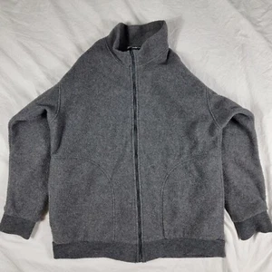 Polar Fleece By Malden Adults Medium Gray Full Zip Sweater Winter Warm Casual - Picture 1 of 8