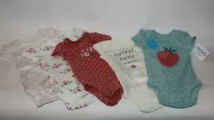 Nuevo Paquete de 5 Carter's Body Prendas para el torso Niñas Fresa Nuevo con etiquetas Nuevo en caja Bebé Niña Recién Nacido Regalo - Imagen 1 de 7