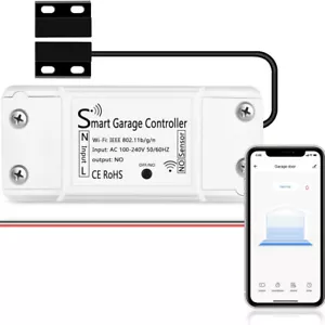 Smart Wi-Fi Garage Door Opener Remote APP Control For Alexa Google Assistant NEW - Picture 1 of 13