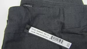 New Harvé Benard Dark Heather Grey Women 14 Pants Stretch Rayon Blnd Pull On $69 - Picture 1 of 6