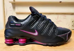 Nike Shox NZ Women's Black/Plum Running Shoes Sneakers 314561-006 Size 10 - Picture 1 of 9