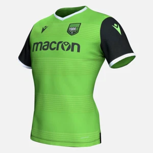 1672/17 MACRON YORK9 FOOTBALL CLUB MAGLIA MAGLIETTA AWAY  58100412 - Picture 1 of 4