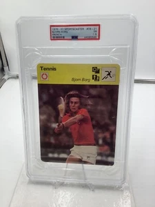 1976-80 Sportcaster French #09-21 Bjorn Borg PSA 1.5 - Picture 1 of 2