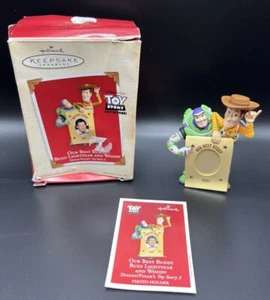 Hallmark Keepsake Toy Story Our Best Buddy Buzz Lightyear & Woody Ornament 2003 - Picture 1 of 12