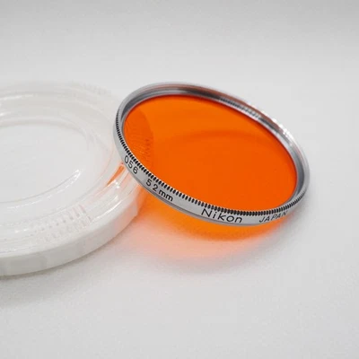 [MINT] Nikon 52mm Orange O56 Screw on Lens Color Filter w/ Case From JAPAN - Image 1 of 4