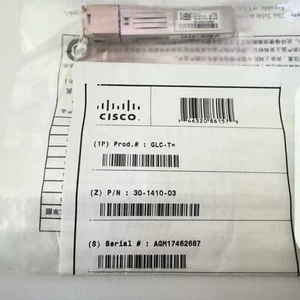 5x CISCO GLC-T SFP Transceiver Module Copper - Picture 1 of 2