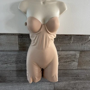 Body Assets By Spanx Tan Shapewear intimo taglia media nuovo senza etichette - Foto 1 di 8