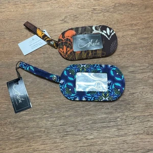 Marie Osmond Lifestyle Collection Giftcraft  Luggage Tag - Brown or Blue - NWT - Picture 1 of 5
