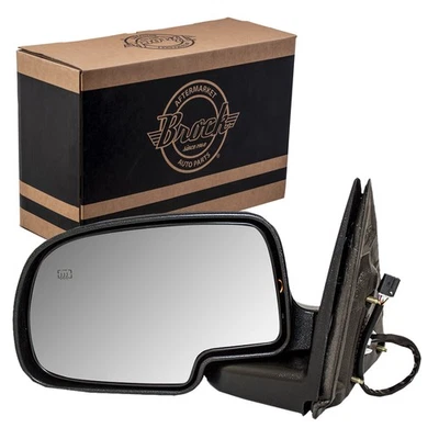 Fits 1999-2002 Silverado 1500 Power Mirror Heated Manual Fold Left 15179829 - Изображение 1 из 4