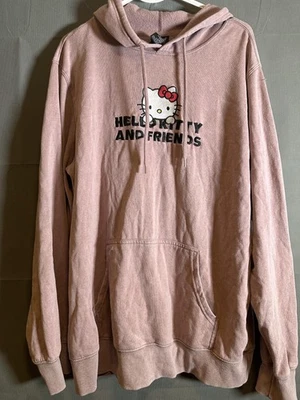 Sudadera con Capucha Hello Kitty And Friends Para Hombre Grande Bioworld Sanrio Pullover Sudadera Foto 1 de 4