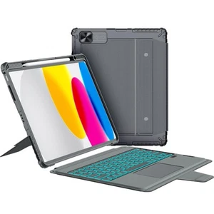 Nillkin iPad 10./11. Gen A16 Hülle mit abnehmbarer Tastatur, Slide Kamera Cover - Bild 1 von 2