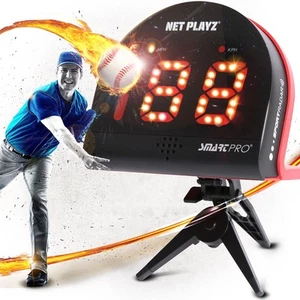Radar da Baseball, Sensori di Velocità Attrezzatura da Allenamento (Pistole Radar Mani Libere, Pit... - Foto 1 di 7