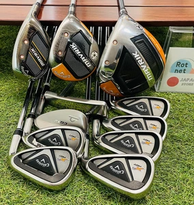 Callaway Mavrik Fullset 1w5w5hy X2hot Iron 5-9P 11PCS R/SR Flex RH Golf Club - Picture 1 of 24