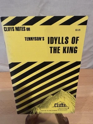 TENNYSON IDYLLS OF THE KING Cliffs Notes Paperback - Image 1 of 2