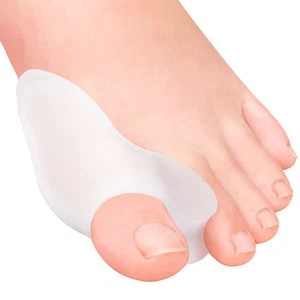 12er Pack Gel Zehentrenner 1/2 Zoll dicker Zehenspreizer für Ballen überlappend - Bild 1 von 6