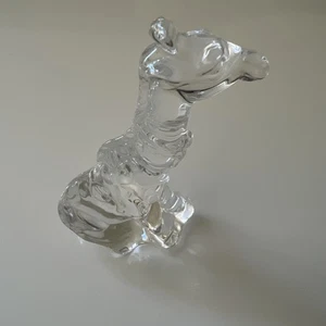 Princess House Rocking Giraffe German Made 24% Lead Crystal Clear 3.5x2.25” - Picture 1 of 6