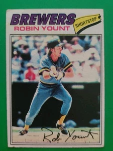 1977 Topps ROBIN YOUNT #635 Milwaukee Brewers EX Light Wear Great Color - Picture 1 of 3