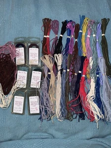 Lot 35 skeins Fleur de Paris Velour Yarn Suede DeDe’s? Rainbow Gallery? - Picture 1 of 4