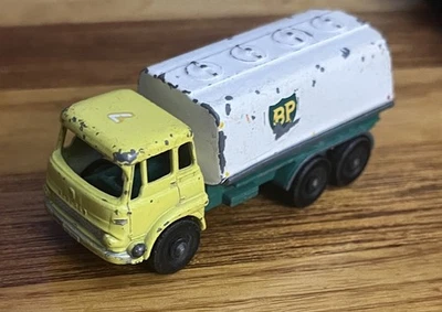 Camión cisterna vintage Matchbox Lesney #25 BP Bedford gasolina diecast Inglaterra Foto 1 de 4