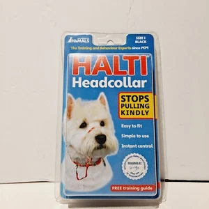 Halti Head Collar For Dogs Stop Pull Training - Size 1 / Black - Picture 1 of 2