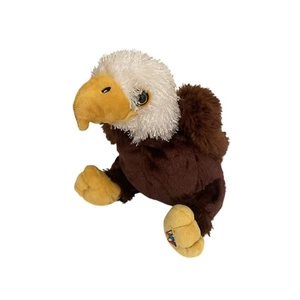 Webkinz Eagle Stuffed Animal Plush 7" HM214 Ganz Brown White - Picture 1 of 6