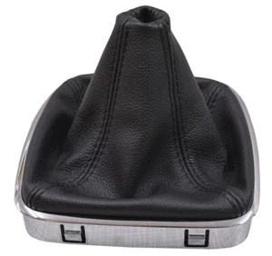 FORD S-MAX I 1 Mk1 2009-2015  Schaltmanschette Schaltsack Echt Leder Schwarz - Bild 1 von 2