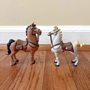 Disney Store TANGLED Exclusive Maximus & Fidella Horse PVC Figure Figurine Lot - Picture 1 of 8