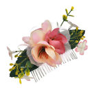 Tiara Hair Fork Bridal Headdress Flower Comb Headband Leaves Comb