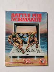 1981 BATTLE FOR NORMANDY SSI Atari Computer Game BOX, MANUAL, & UNIT ROSTER ONLY - Picture 1 of 24