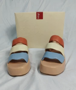 Högl – Stylische Plateau Sandalen in Apricot/Multicolor, Größe 41 - Bild 1 von 6