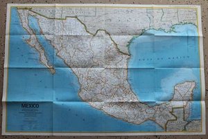 Mexico & Central America National Geographic Map May 1973 - Picture 1 of 4