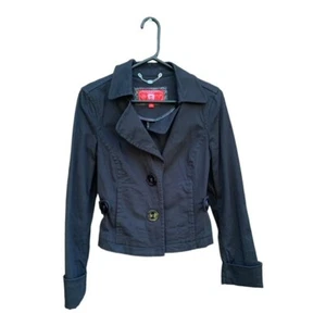 EDC Black Denim Jacket Size S - Picture 1 of 4